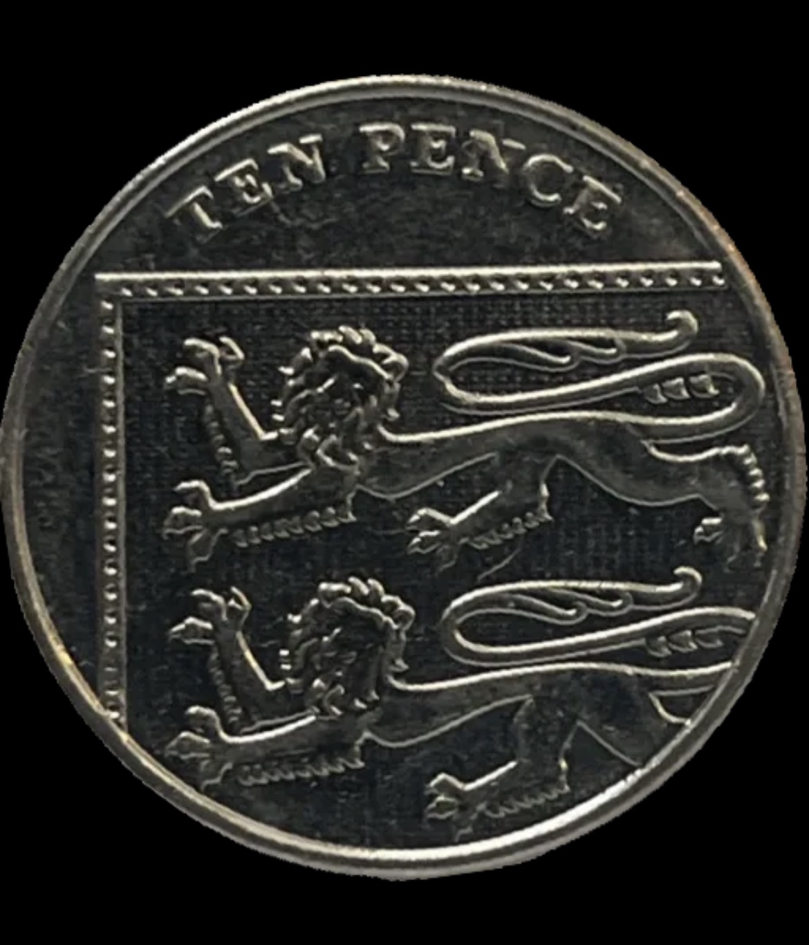 2013 United Kingdom 10 pence KM# 1110d back image