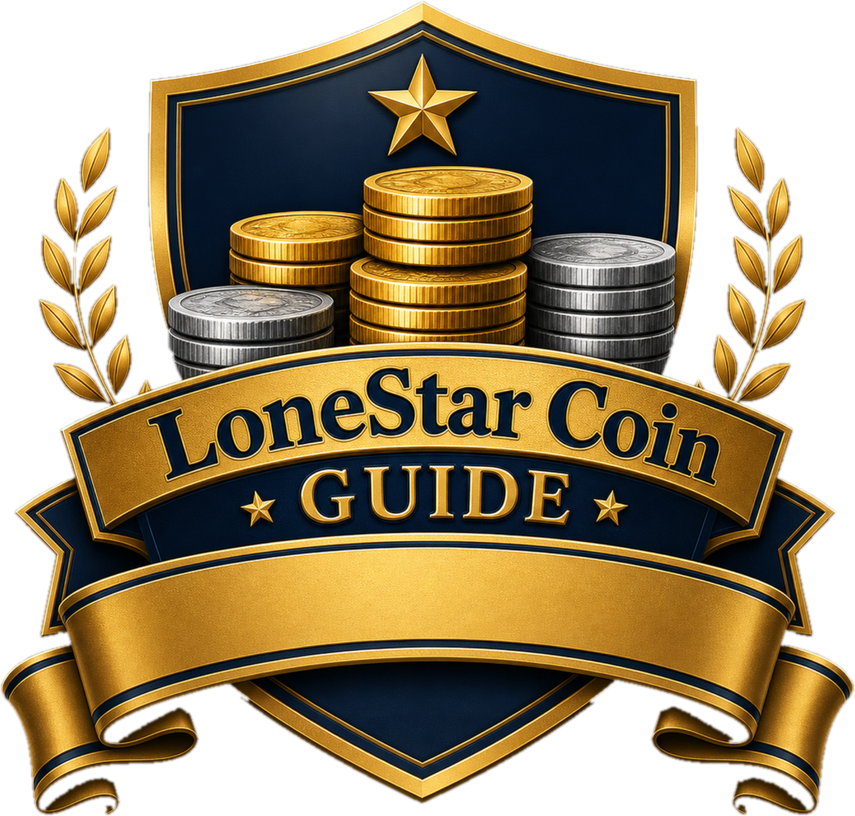 LoneStar Coin Guide educational coin reference logo